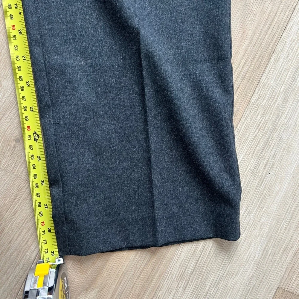 Calvin Klein Mens Charcoal Gray Dress Pants Trousers 36W x 30L Stretch
